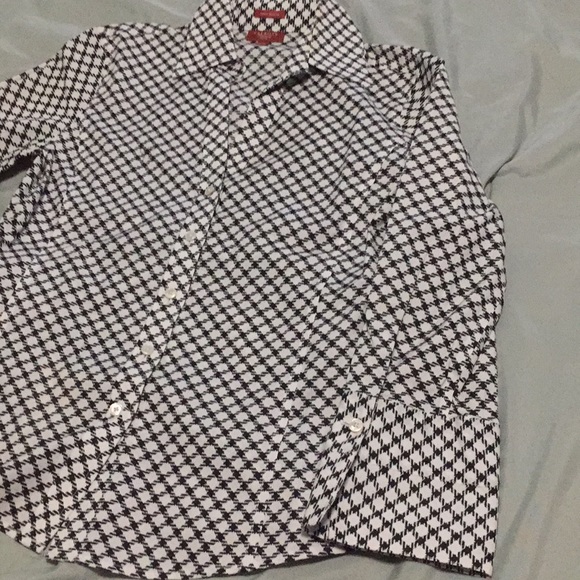 Talbots Tops - Talbots 2p dress shirt herringbone pattern